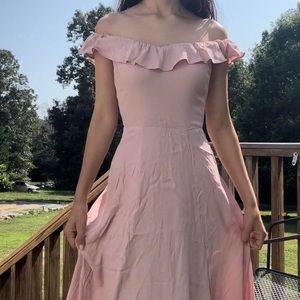 Reformation pink/blush maxi dress🎀💕